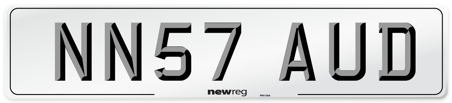 NN57 AUD Number Plate from New Reg